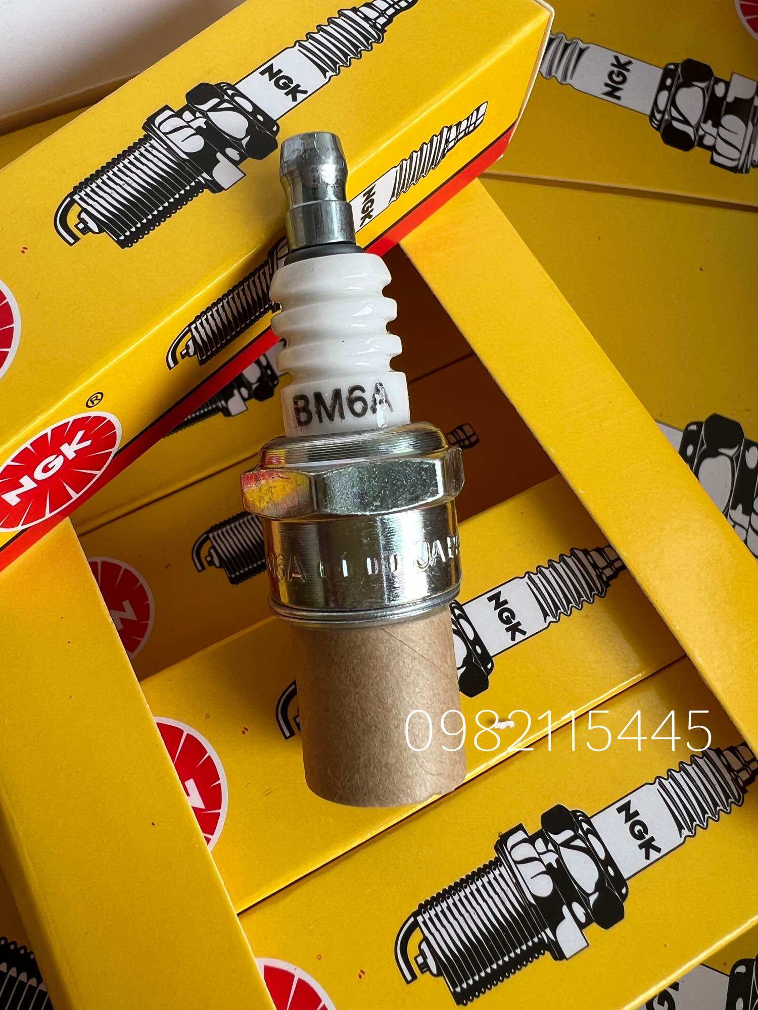 Bugi 2 thì NGK cắt cỏ ,cưa