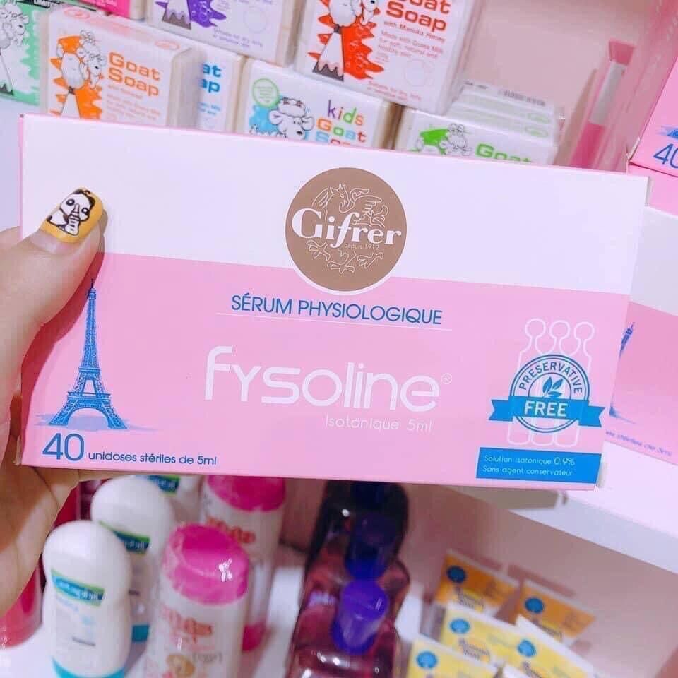 Nước muối sinh lý gifrer màu hồng 40 ống ,hàng pháp