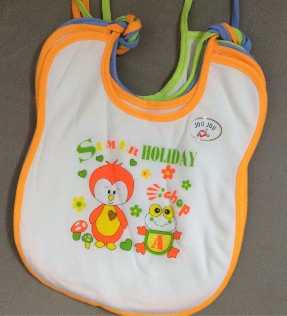 Set 2 yếm cột cotton lớn cho bé