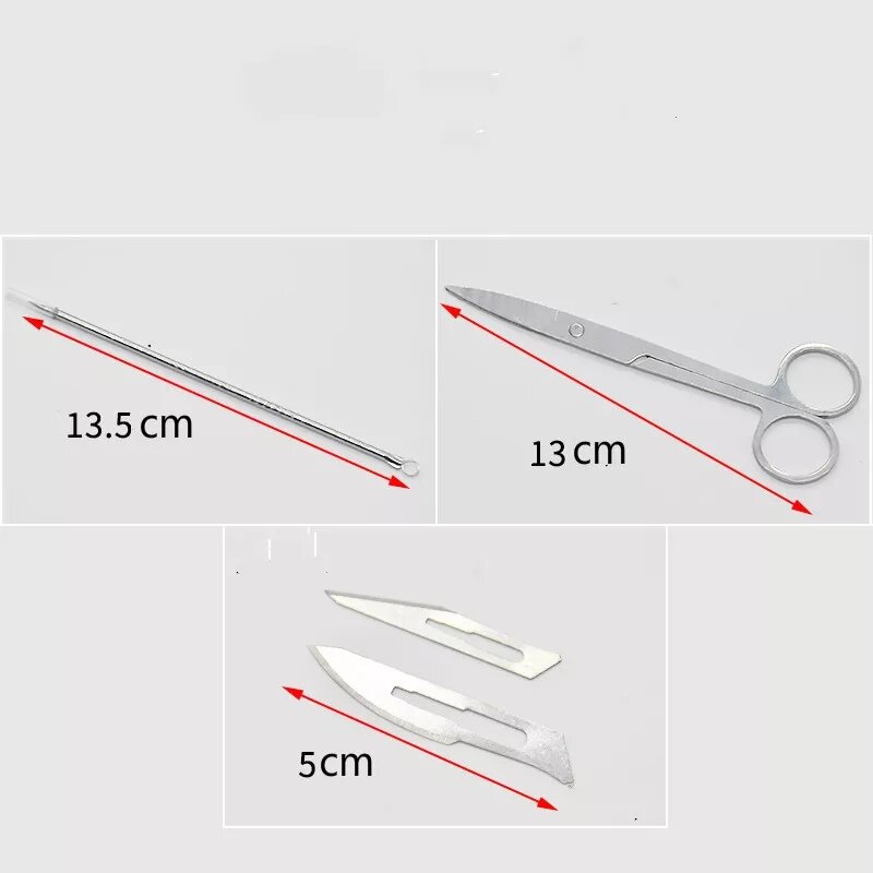 BỘ TIỂU PHẪU Y TẾ 7 MÓN DỤNG CỤ TẶNG 2 MÓN