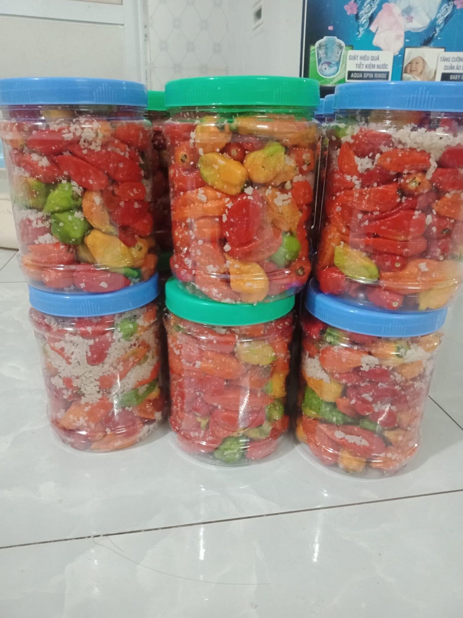 Ớt trung đoàn 150k/hũ y hình