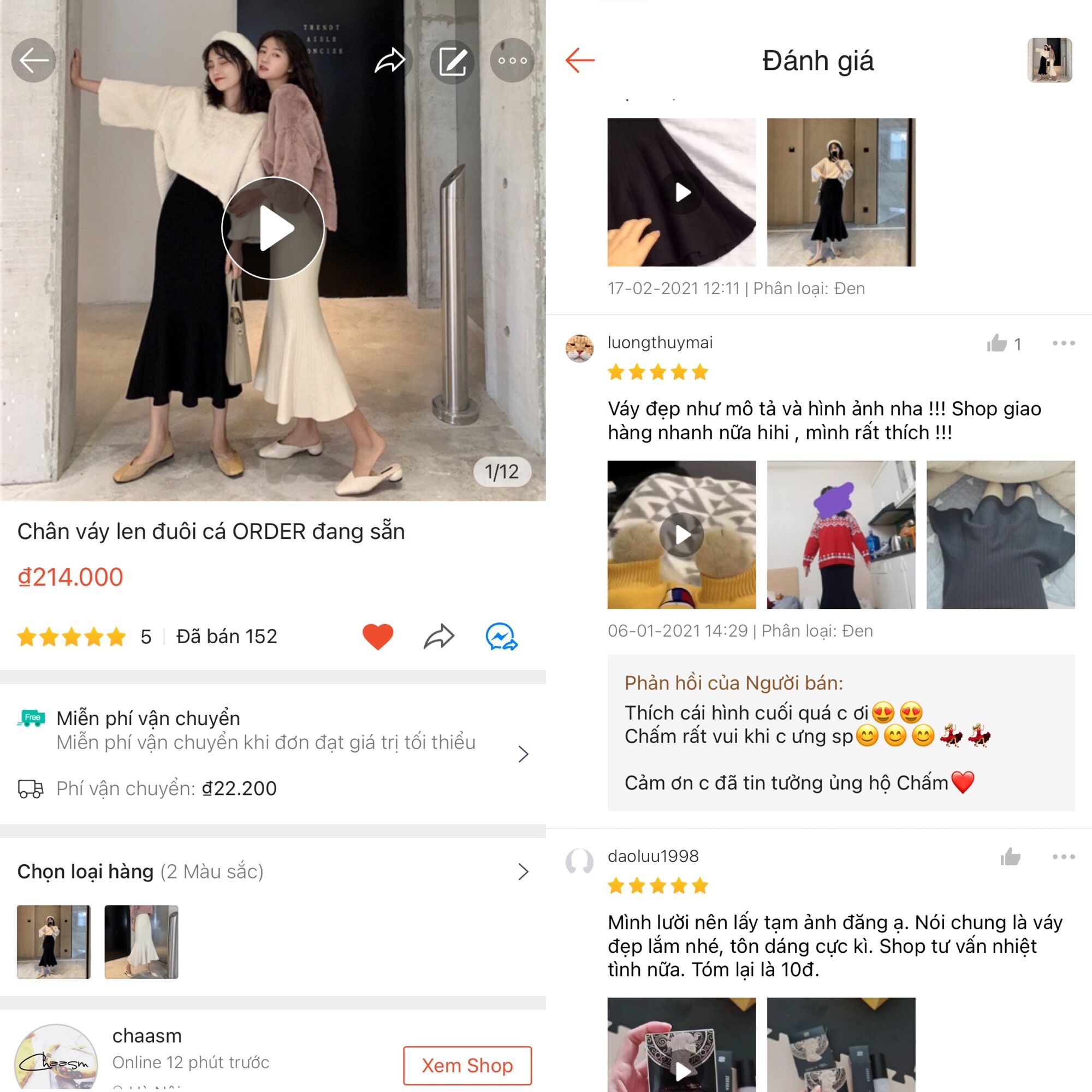 Chân váy len đuôi cá ĐANG SẴN