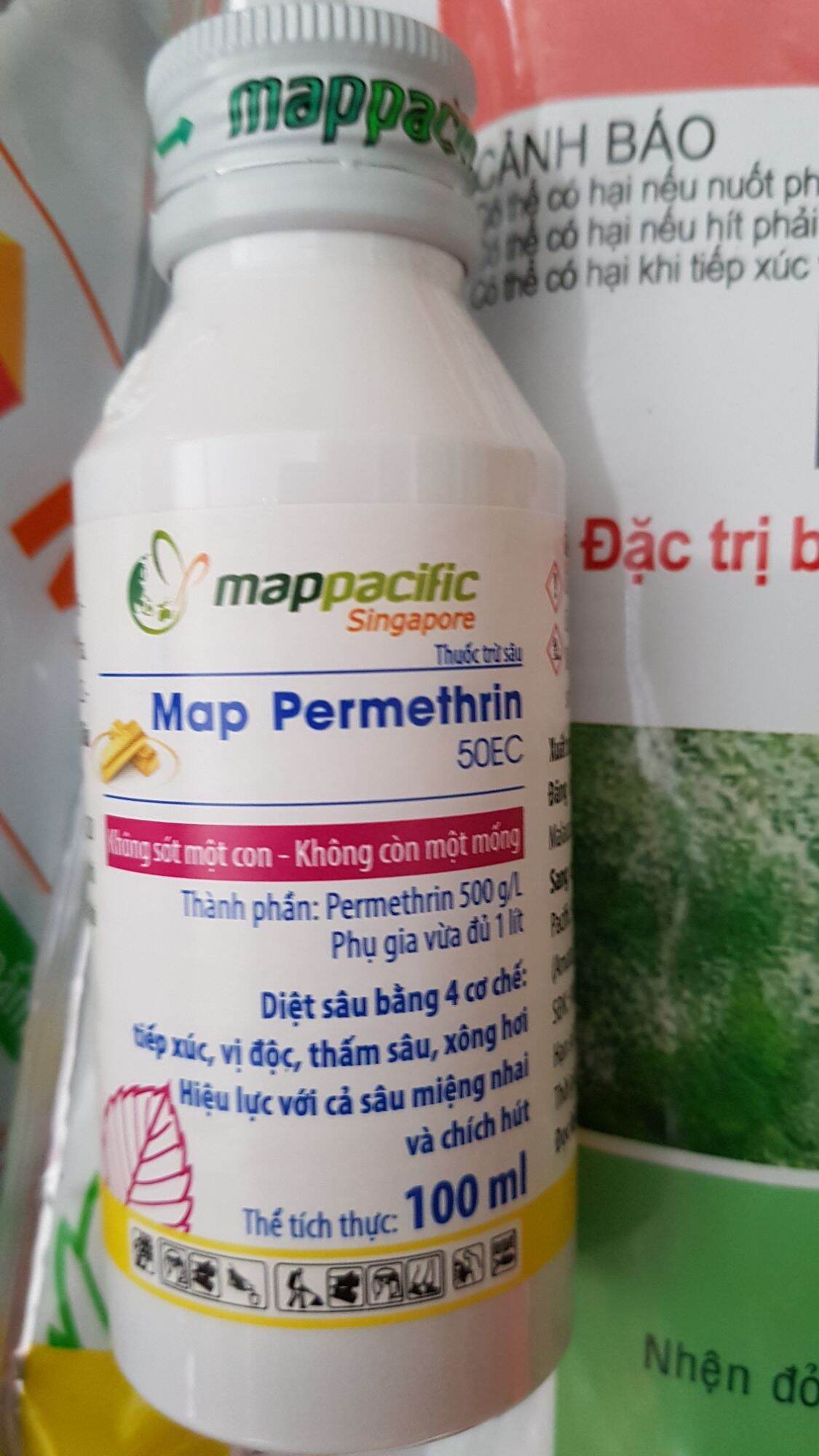 Thuốc trừ sâu 4 cơ chế Map Permethrin 100ml (Singapore)