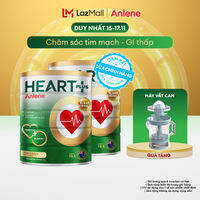 [Voucher giảm đến 16%][FREESHIP 0Đ TOÀN QUỐC] Combo 2 Sữa Bột Anlene Heart Plus Với Dưỡng Chất Chăm Sóc Sức Khỏe Tim Mạch Lon 750G