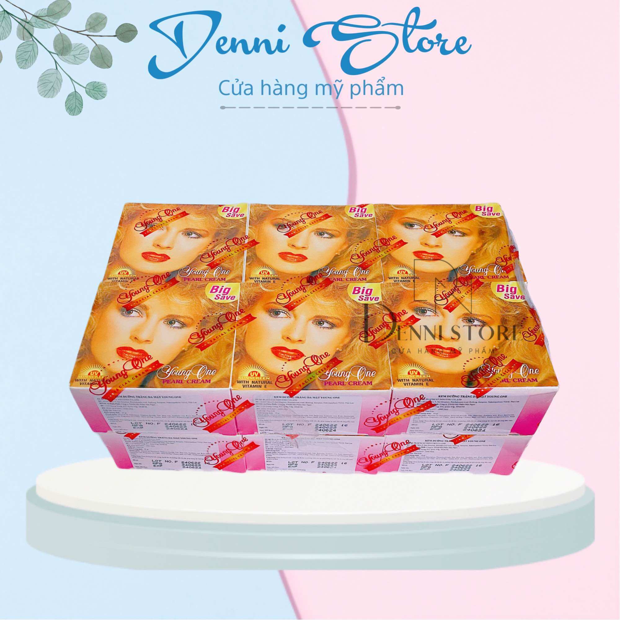 Sỉ lố kem cô gái tóc xù loại lớn 15g - kem xù young one 15g dưỡng trắng da