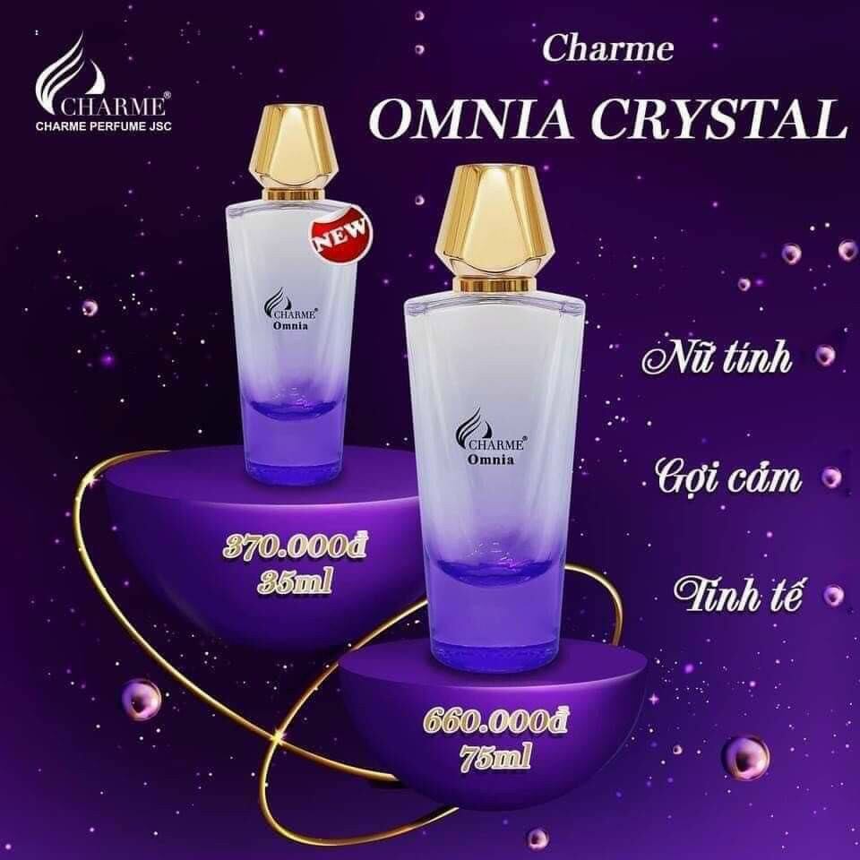 Nước hoa nữ Omnia Crytar 35ml - 75ml Ngotj Ngào Nữ Tính Gợi Cảm chính hãng