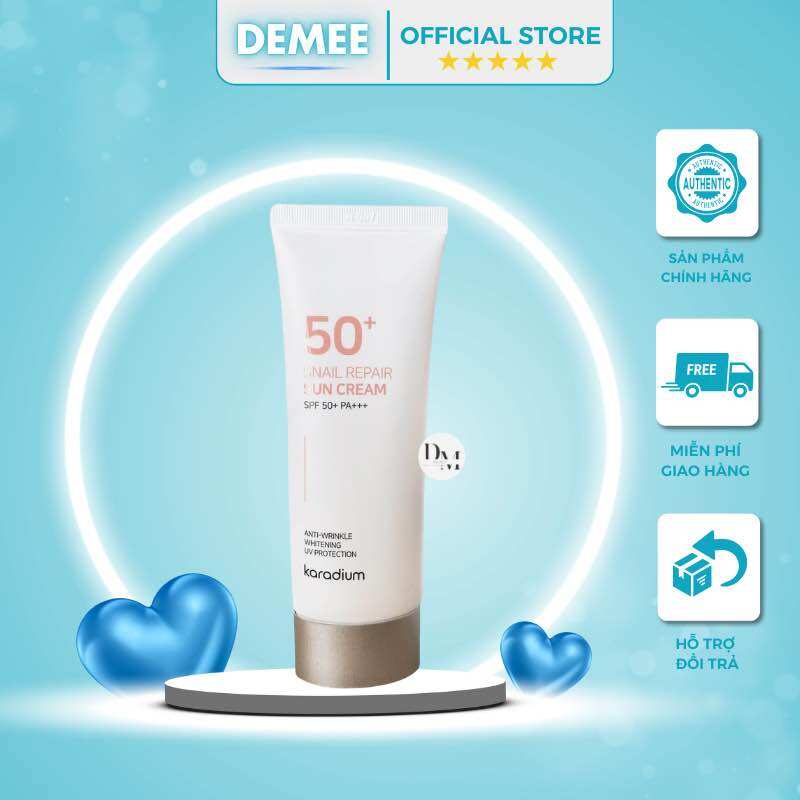 Kem Chống Nắng Karadium Kiềm Dầu Nâng Tone Dành Cho Da Dầu Nhờn 75ML - Giảm Dầu Nhờn, Tăng Tông Da