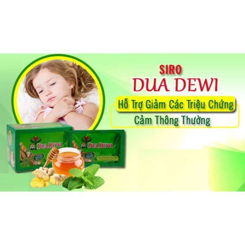 Dua Dewi hộp 12 gói hỗ trợ các triêu chứng cảm cúm ho