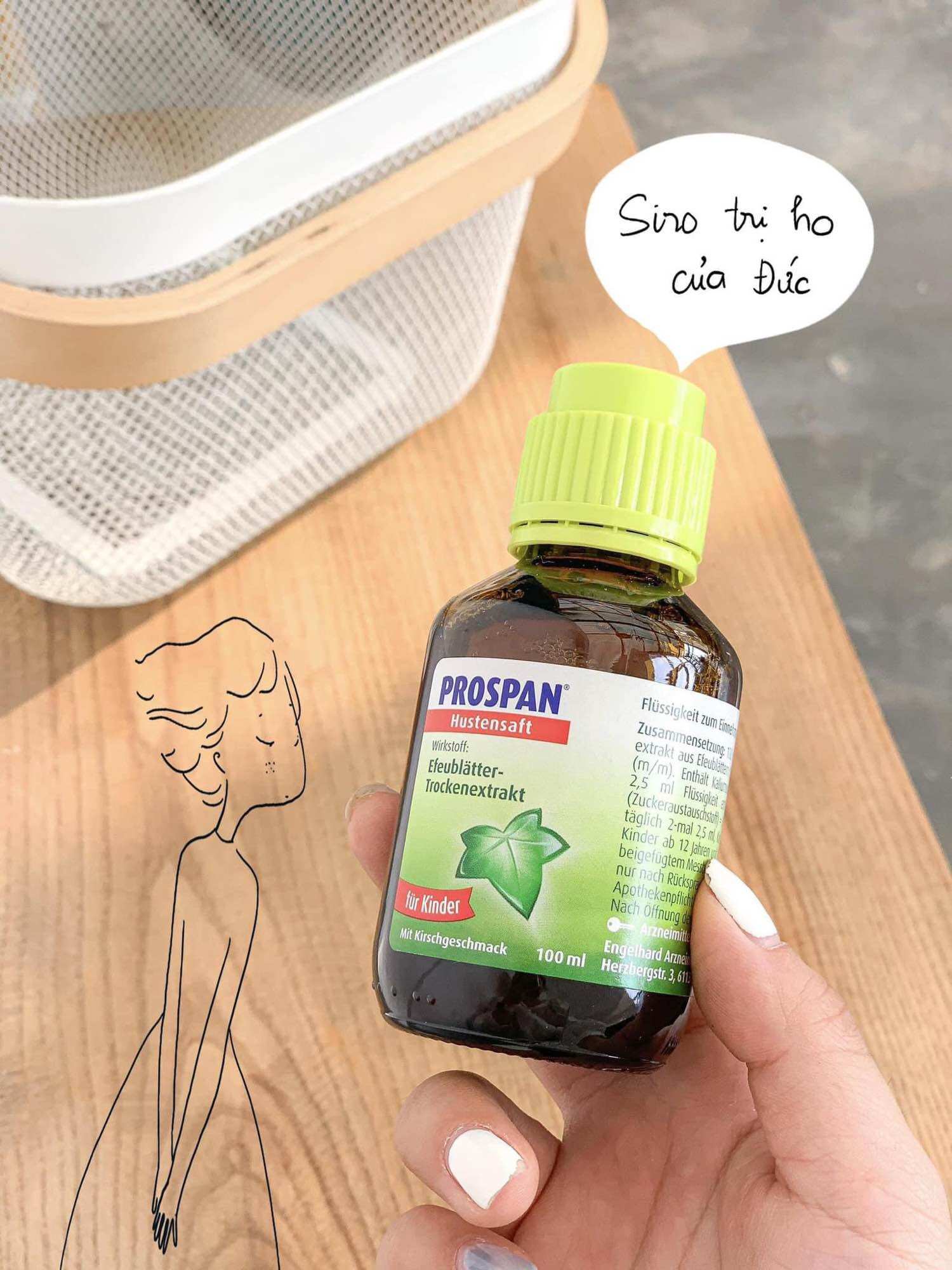 Siro ho PROSPAN nội địa giảm ho, long đờm, tăng đề kháng cho trẻ từ 0m