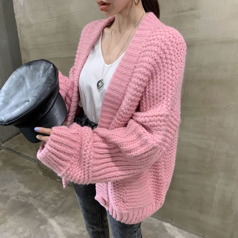Áo len cardigan dáng lửng phong cách hàn quốc