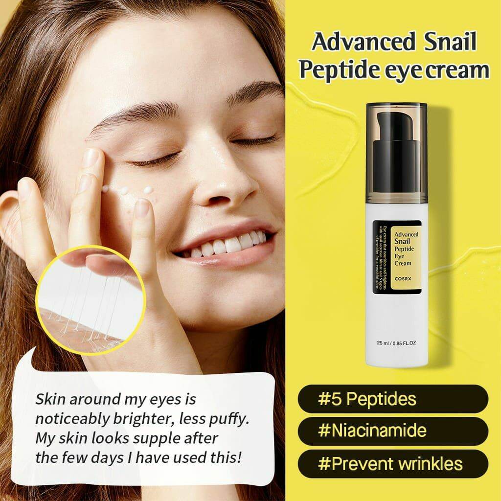 [Nhacuabeautyholic] Kem mắt ốc sên COSRX SNAIL PEPTIDE EYE CREAM