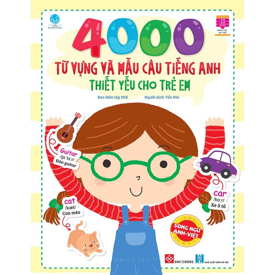 Sách-4000 từ vựng và mẫu câu tiếng Anh thiết yếu cho trẻ em