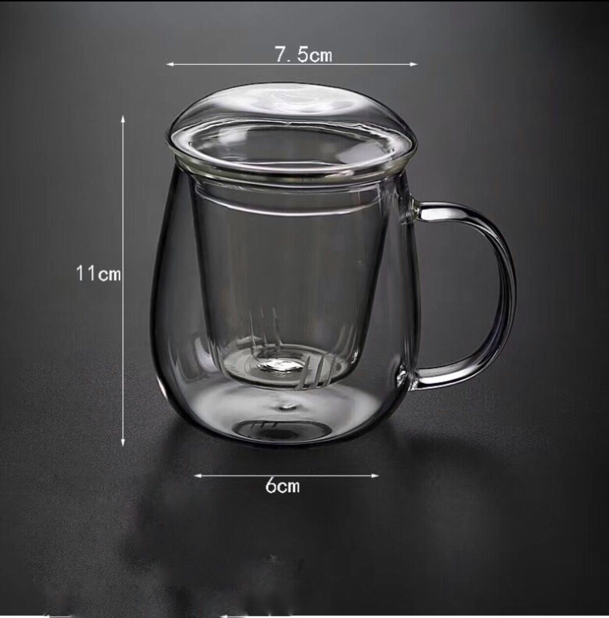 Cốc thuỷ tinh lõi lọc 300ml