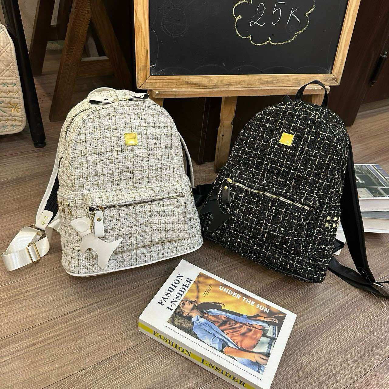  Balo thời trang đi học vải dạ kim tuyến quai to size 40 