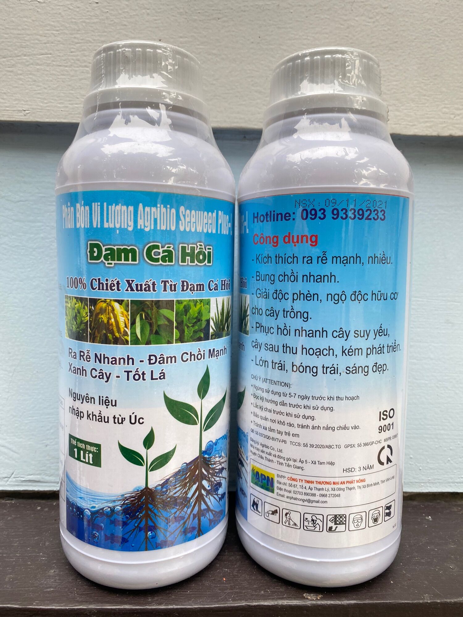 Đạm cá hồi chai 1 lit của An phát nông