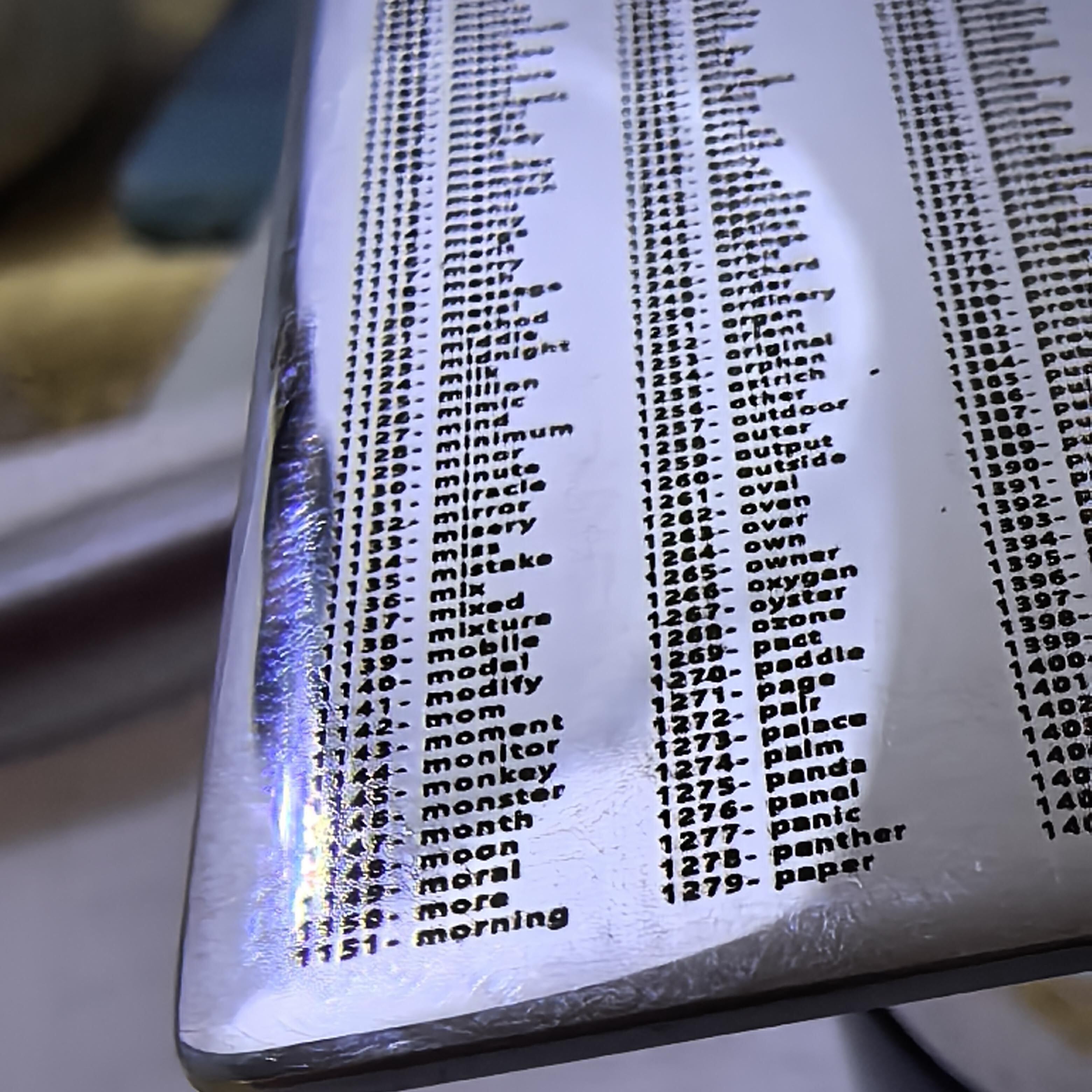 Stainless Steel BIP39 Form Card Size Thickness 1mm Mnemonic Steel Plate Customized Jewelry Craft Unique Design Tableware Giá 464,000 Đồng*Miễn phí vận chuyển