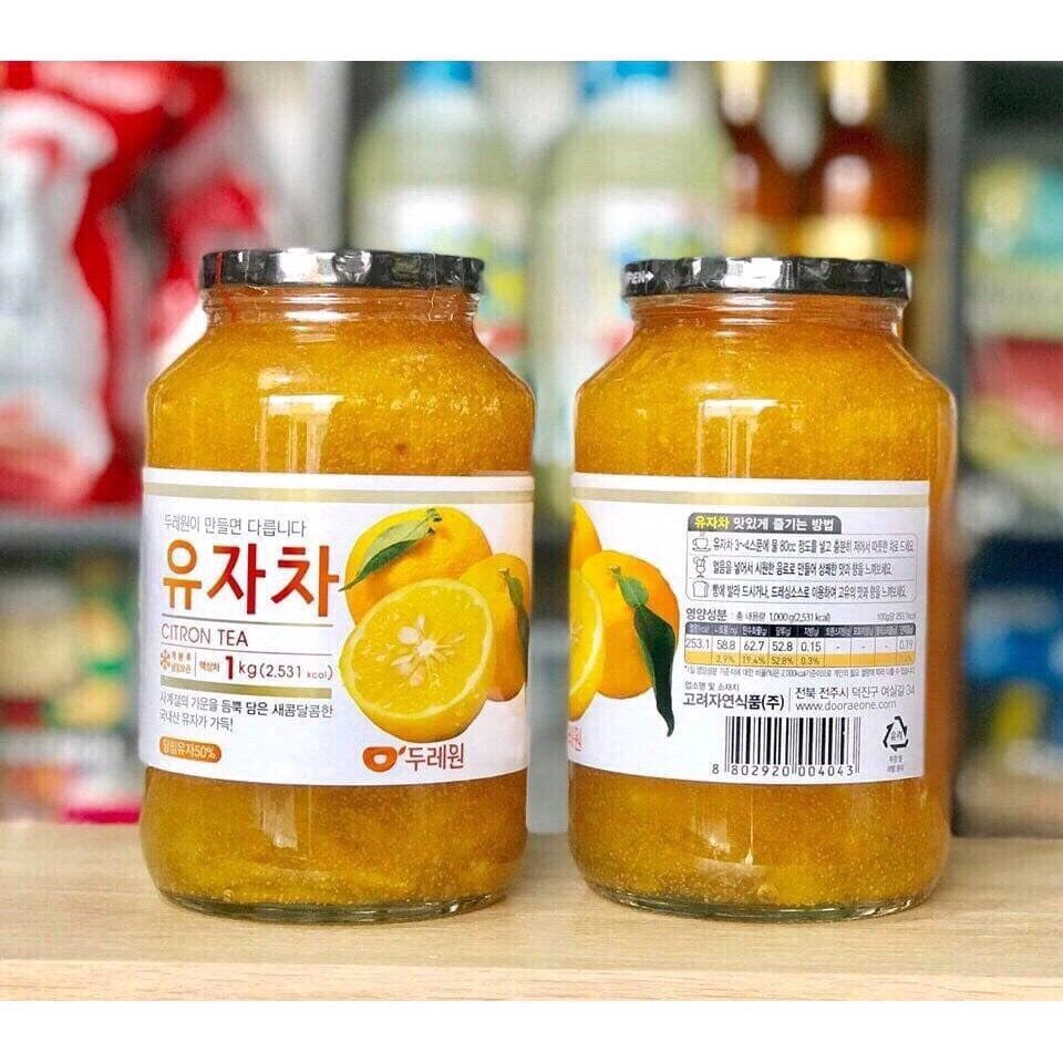 Mật ong chanh vàng hàn quốc 1000gr