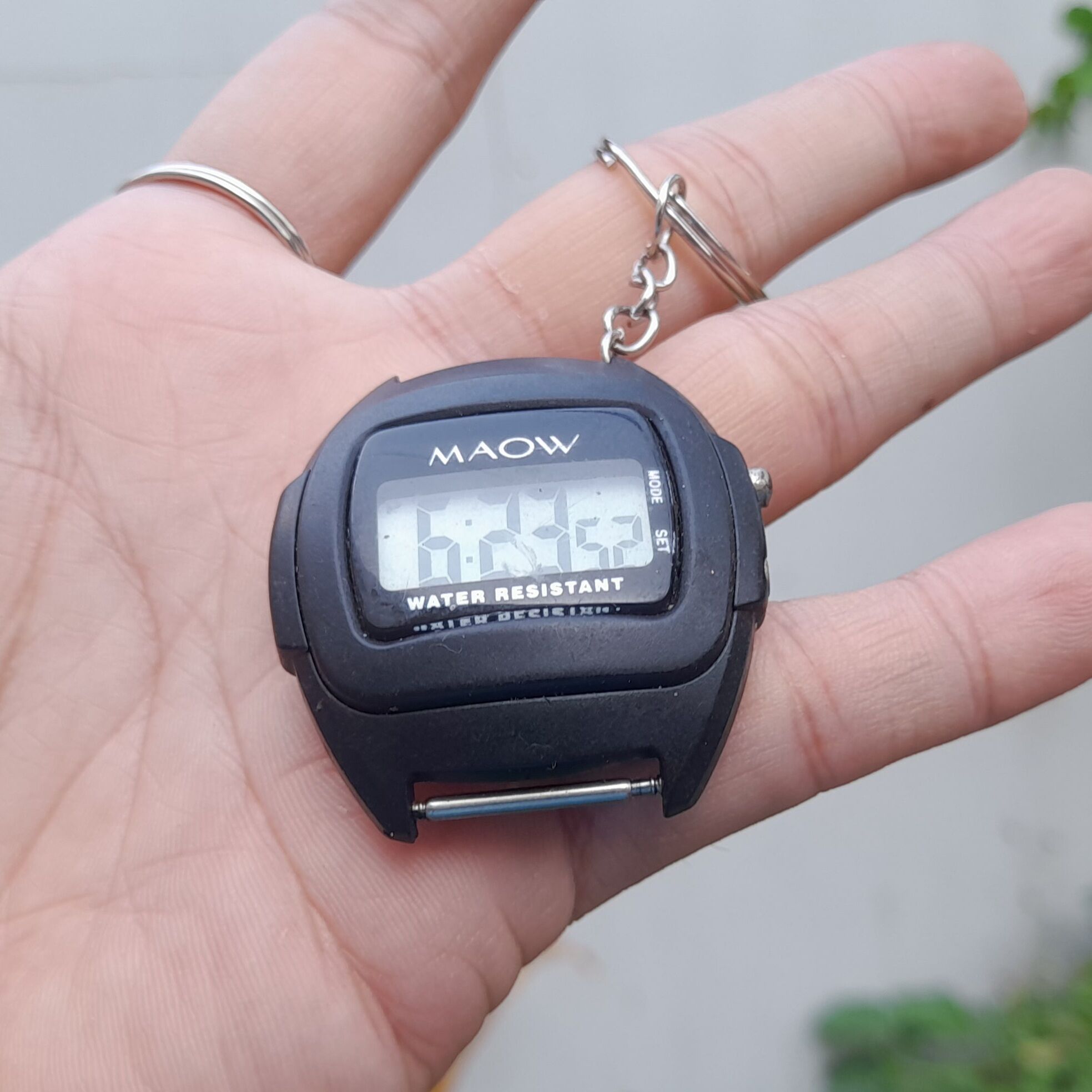 Đồng hồ móc khóa MAOWđiện tử kute độc lạ