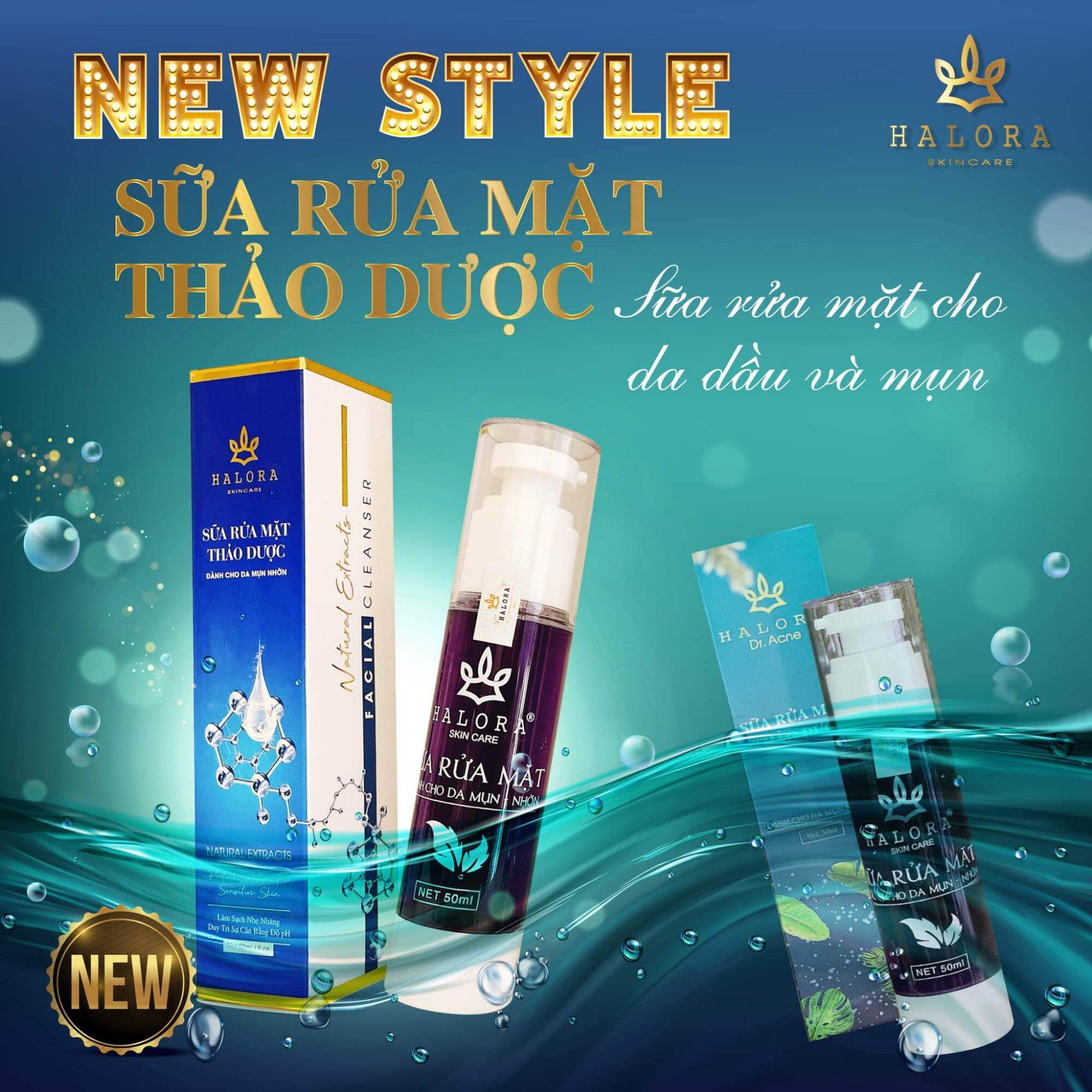 Sữa Rửa Mặt Halora
