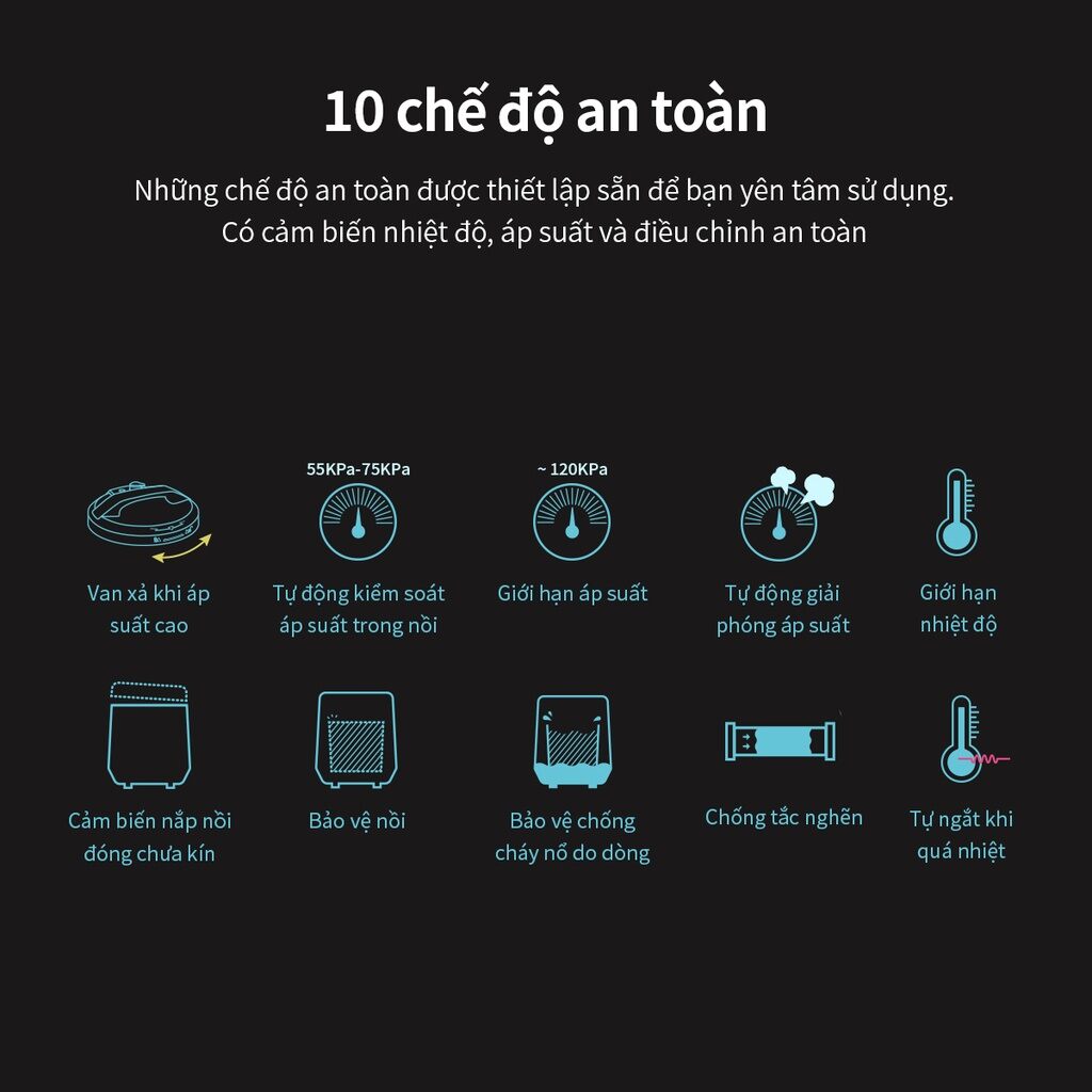 Nồi áp suất điện tử Lock&Lock 6L