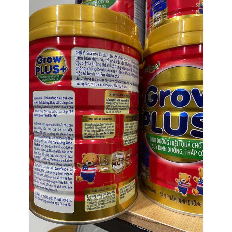 [HSD 10-2025] Sữa Bột Nutifood Growplus Đỏ - Hộp 780g mẫu mới.