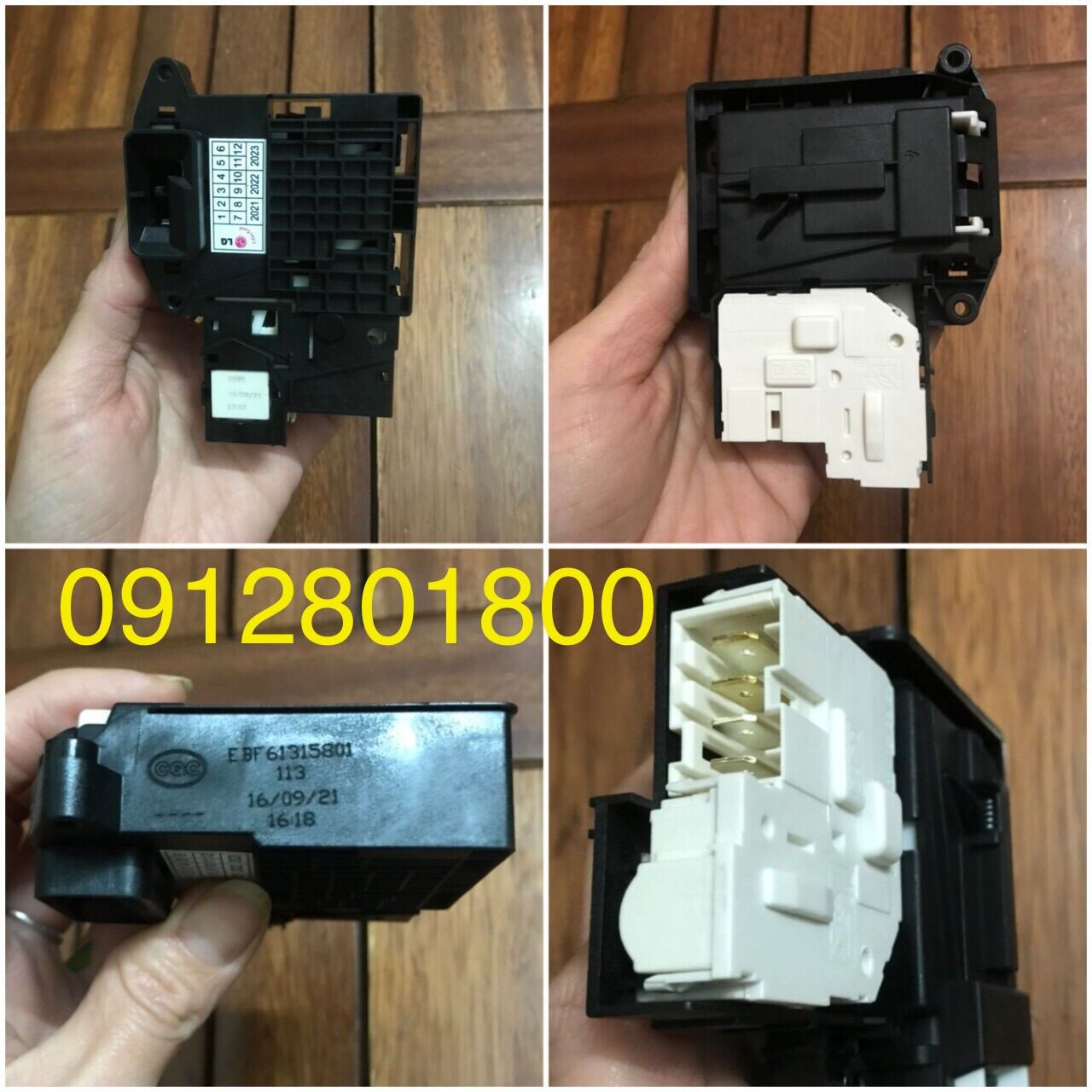 Công tắc khoá cửa máy giặt LG cửa ngang mới hãng