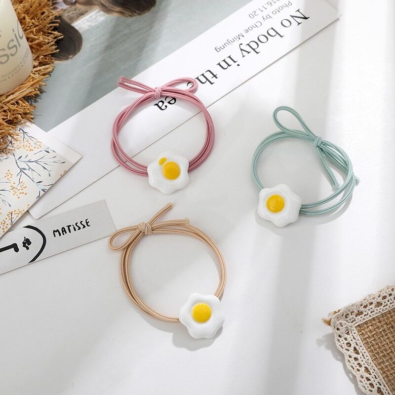 Dây cột tóc hình trứng ngộ nghĩnh Meily Store
