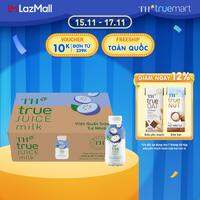 Thùng 24 chai nước uống sữa trái cây TH true JUICE MILK việt quất tự nhiên 300 ml (300 ml x 24)