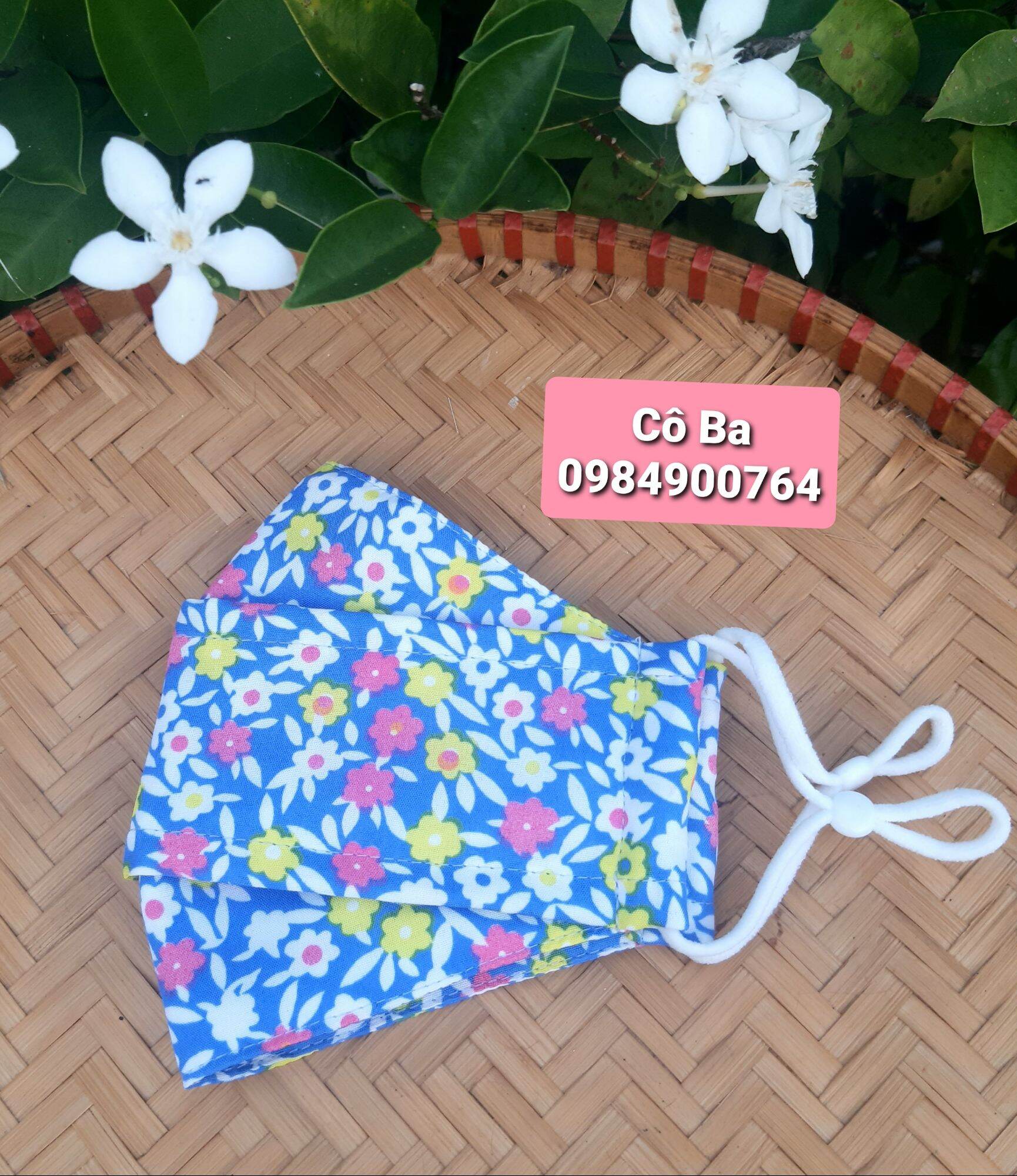 Khẩu trang  3D vải lụa
