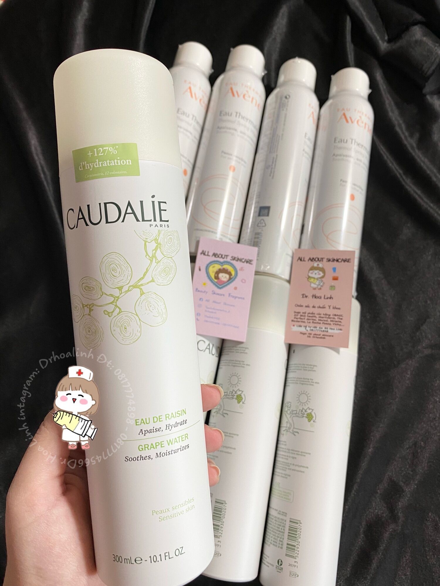 Xịt khoáng caudalie grape water 300ml