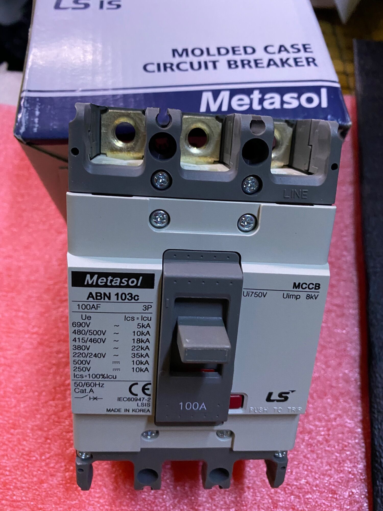 Attomat Metasol -103 c -3 pha 100 A/LS