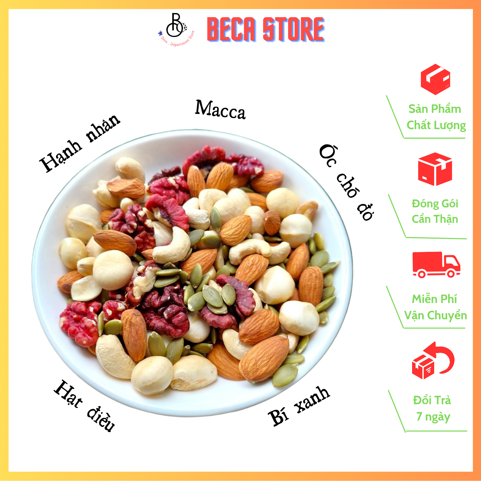 Ngũ cốc mix 5 loại hạt dinh dưỡng cho bà bầu hũ 500g | Ngũ Cốc Ăn Kiêng | Ngũ cốc giảm cân, ăn kiêng | Mix hạt giảm cân