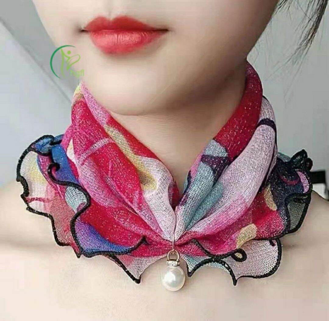 Khăn cổ nữ sành điệu cho nữ đa năng băng đô cột tóc bịt mặt