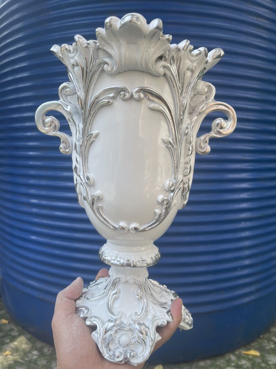 [BH27] Bình Cắm Hoa Composite Dáng Lá Cao Cấp, Độc Lạ, Decor Siêu Đẹp