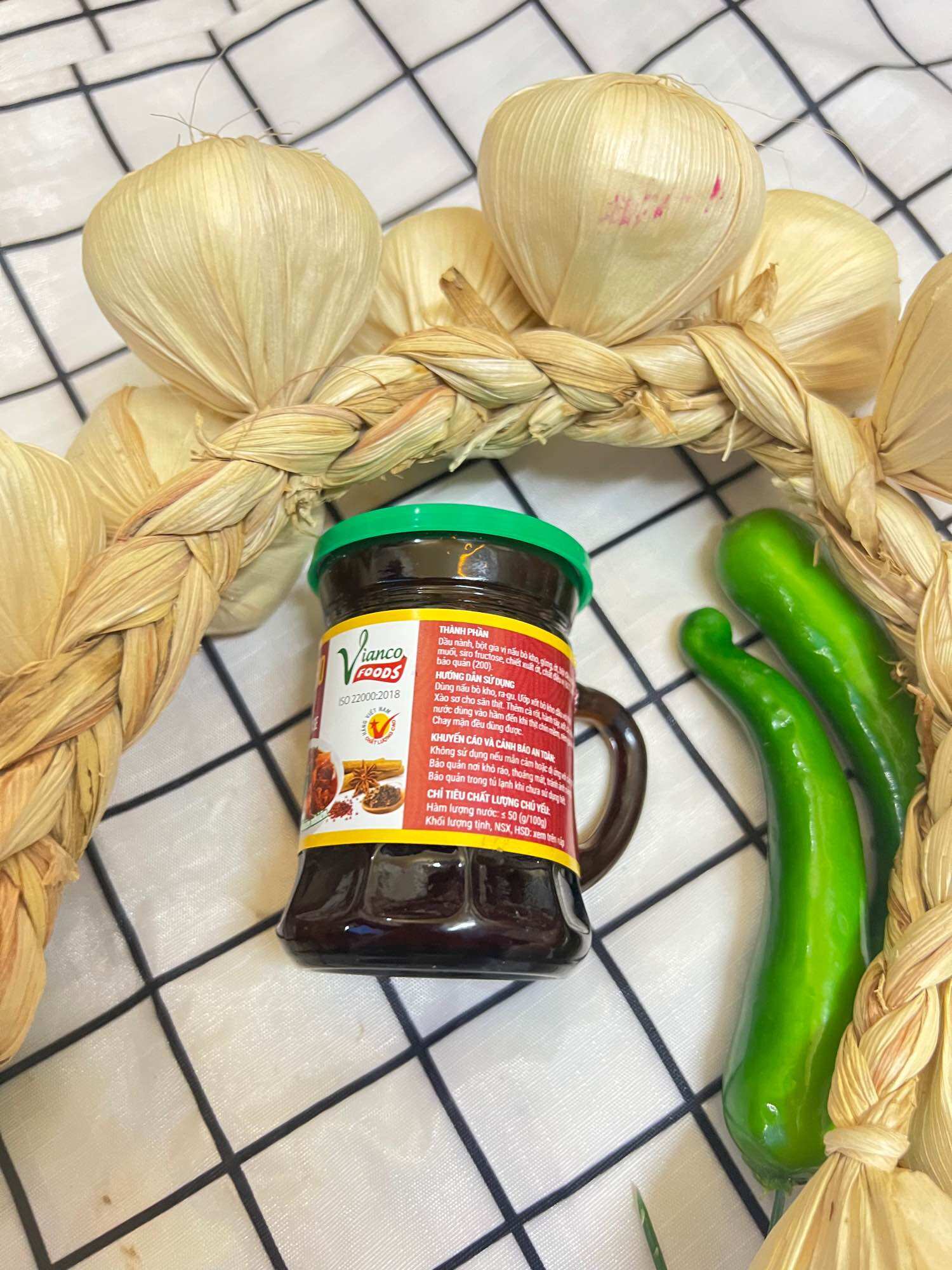Xốt ( sốt ) bò kho dầu Vianco - hủ 50gr
