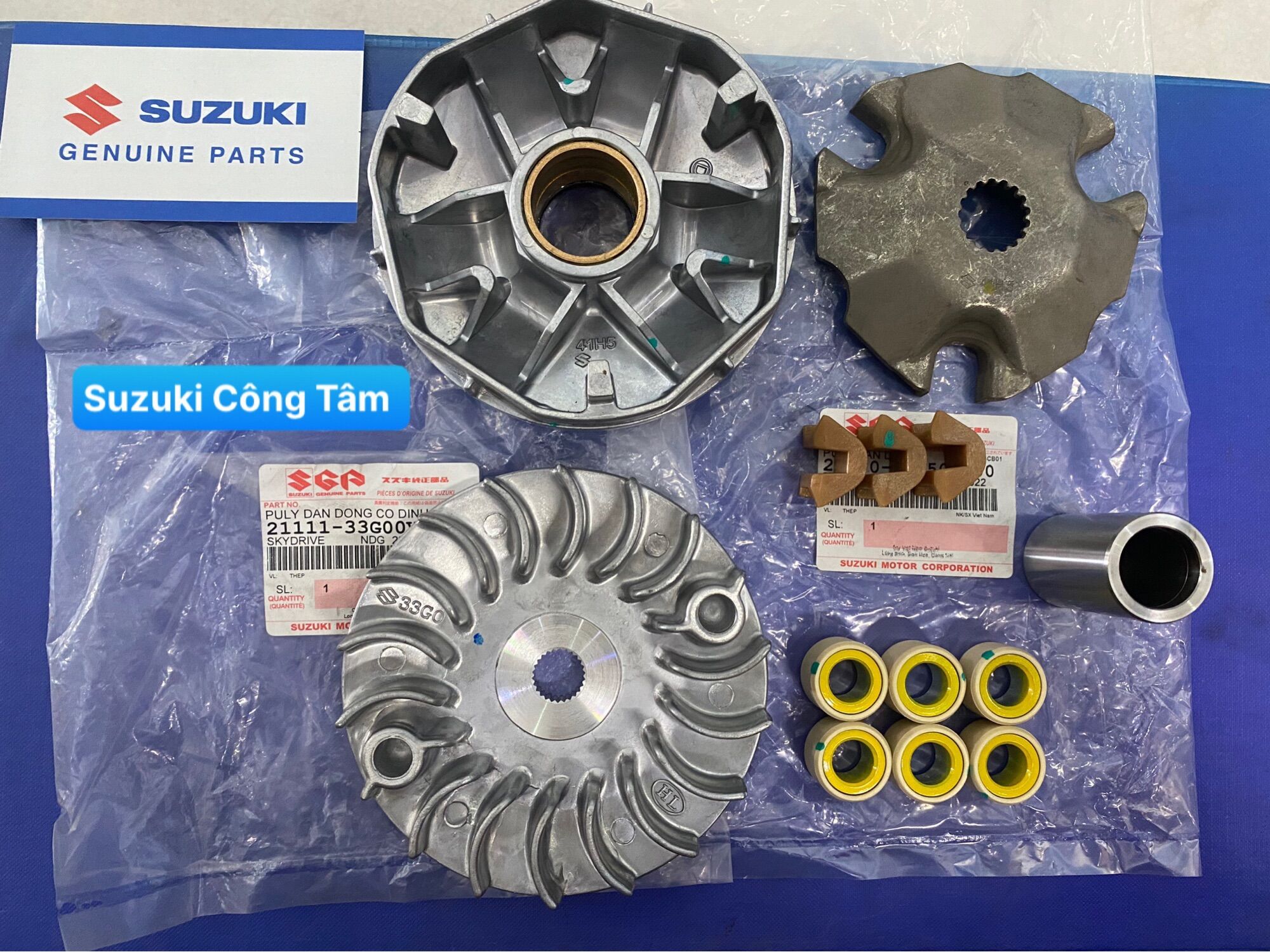 Bộ Nồi trước Suzuki Hayate -125cc