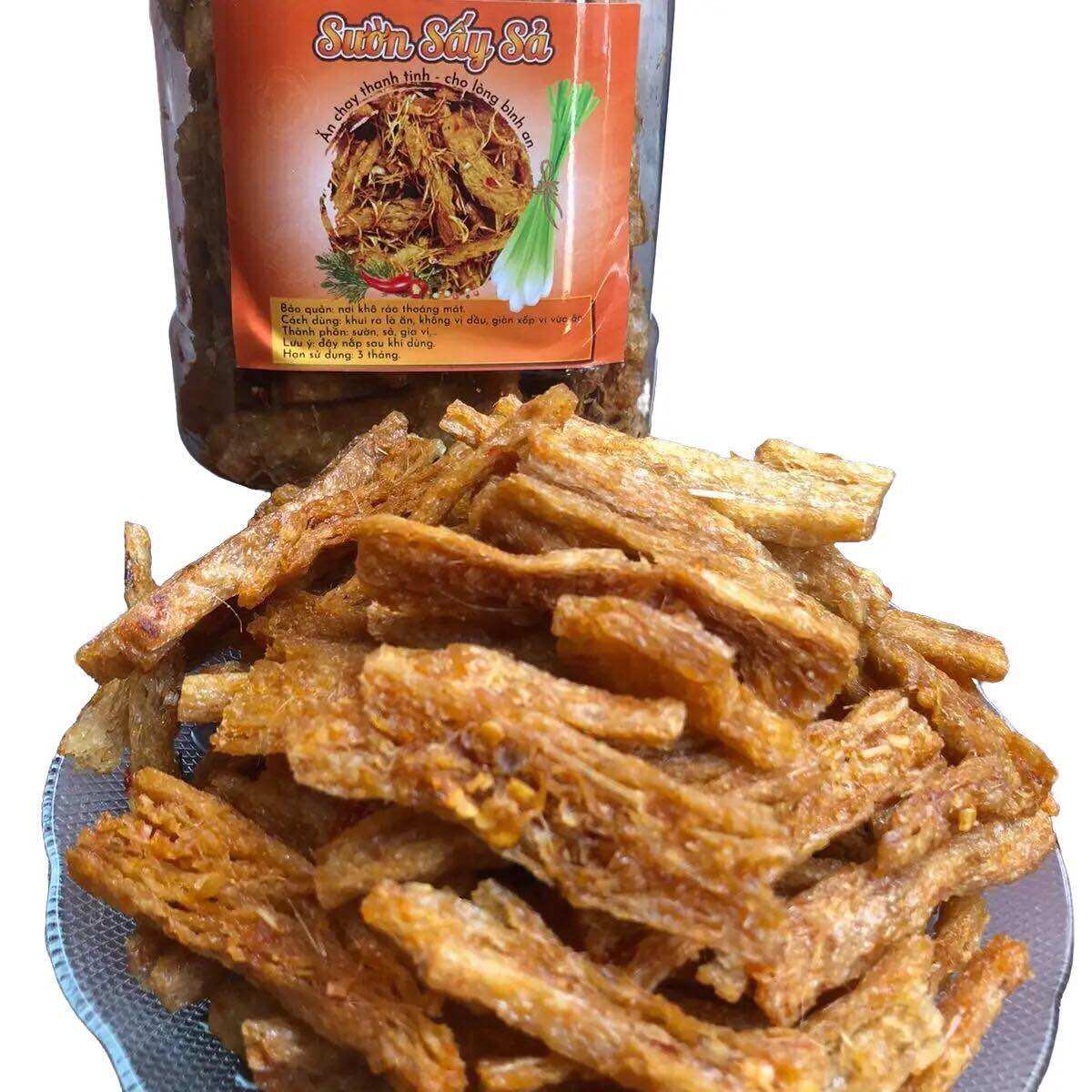 Sườn sấy sả chay siêu ngon hộp 300g