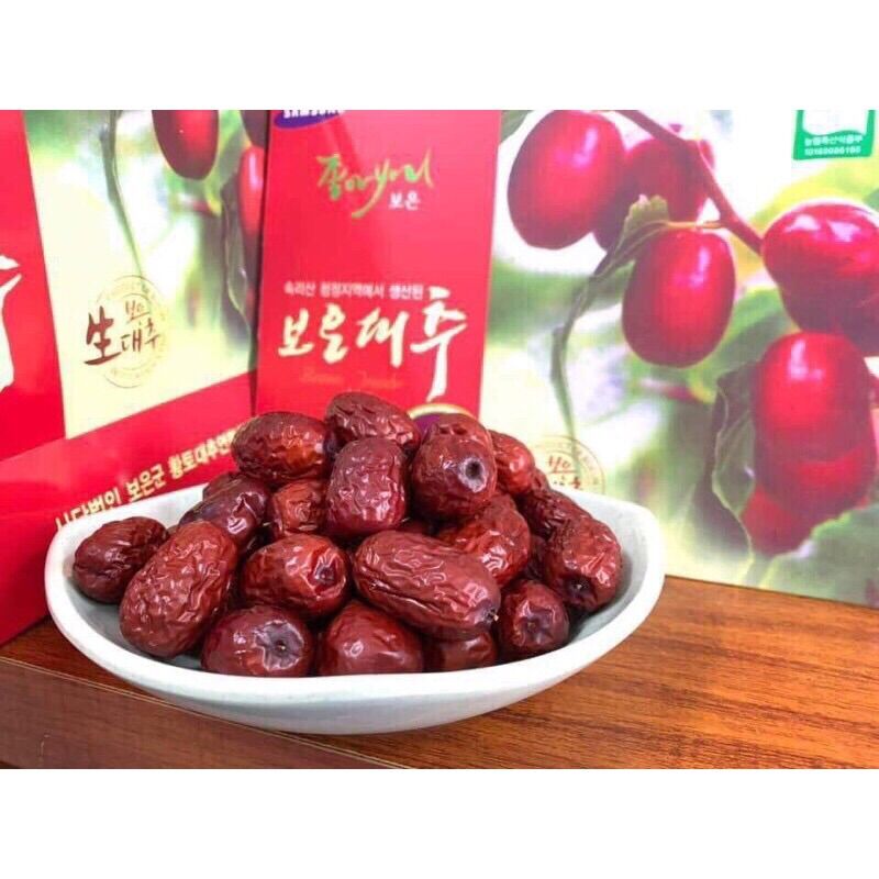Táo đỏ sấy khô của Hàn quốc 1kg quả to ngọt