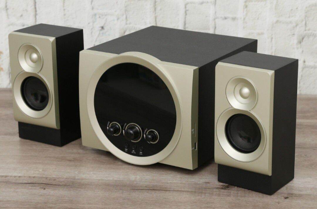 Loa vi tính bluetooth enkor v2720 gold 2.1