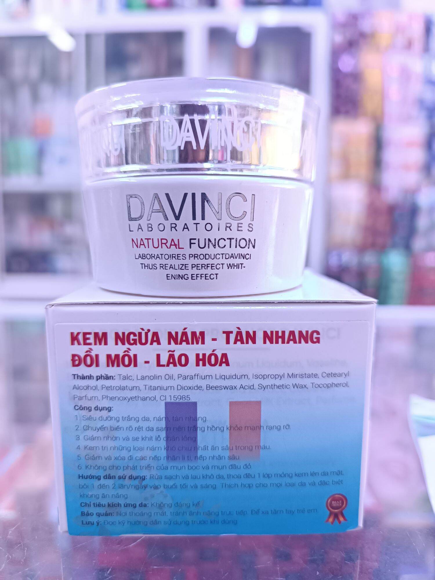 Kem davinci 30g mẫu mới