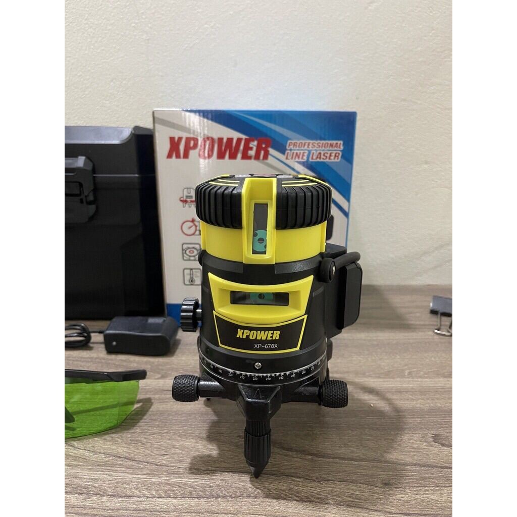Máy lazer cân bằng , Máy bắn cốt 5 tia xanh Xpower C51. 