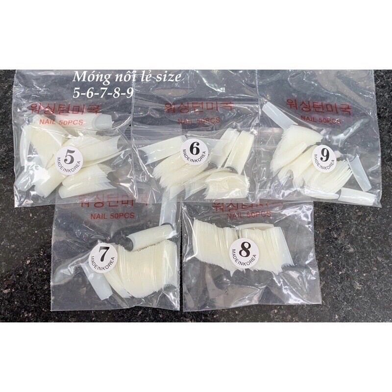 Móng típ hàn lẻ size 5,6,7,8,9
