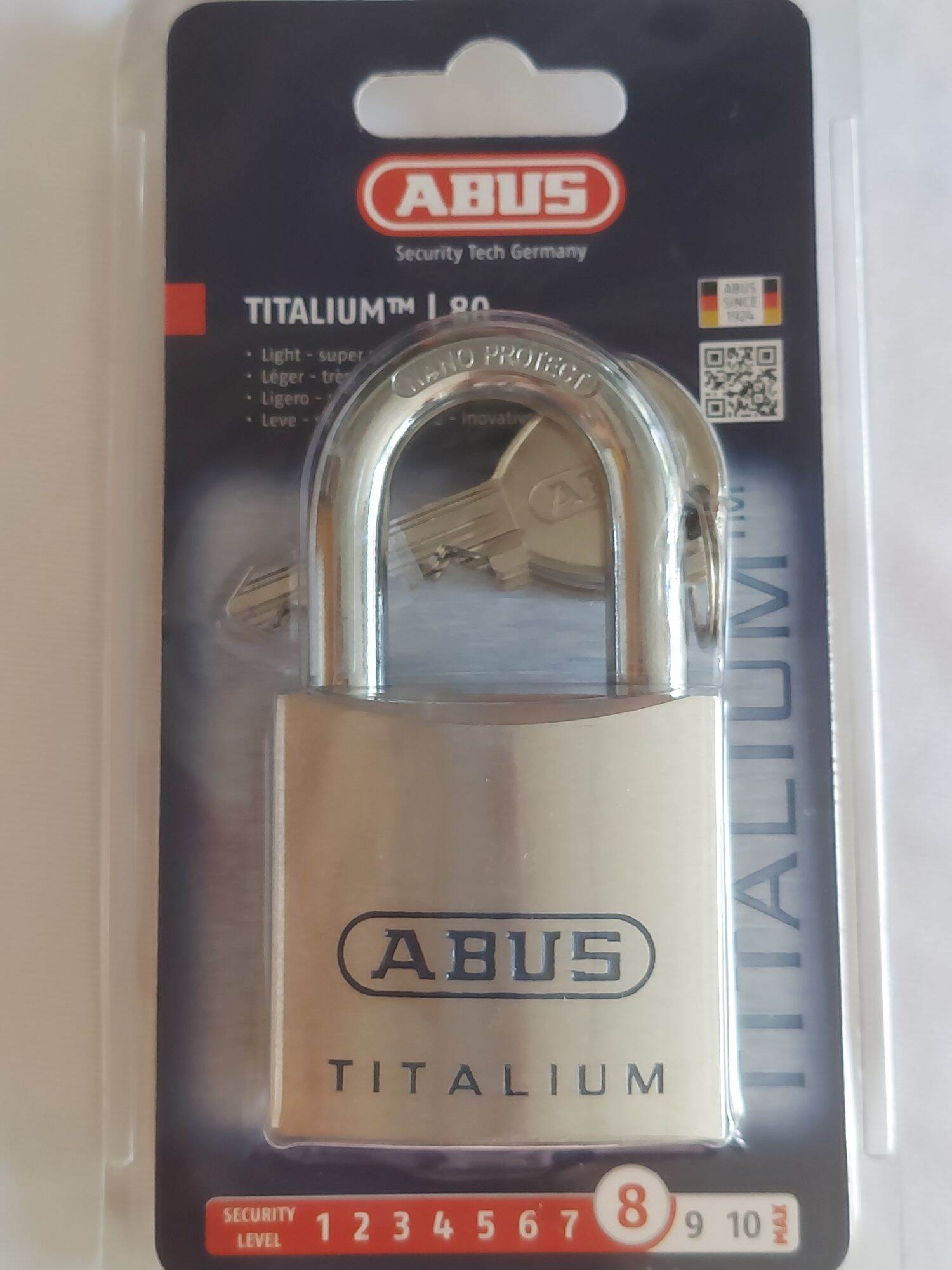 Ổ Khóa Abus Siêu Bền 80Ti/50