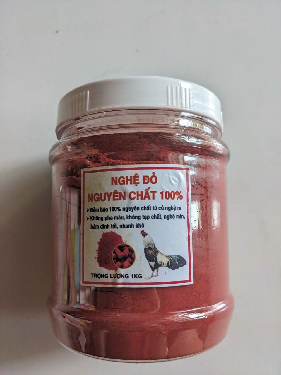 Bột nghệ đỏ vô gà đá