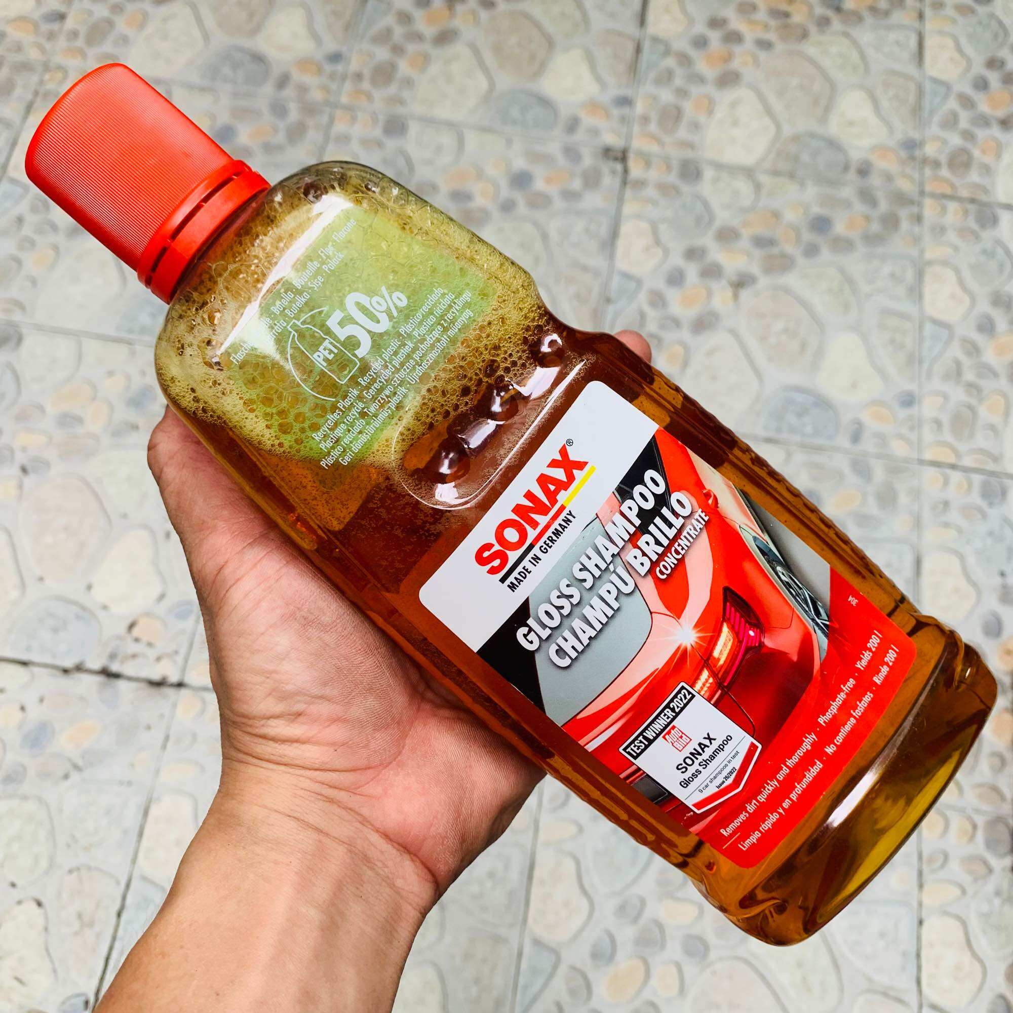 Nước Rửa Xe Sonax Gloss Shampoo Concentrate - Chai 1 Lit