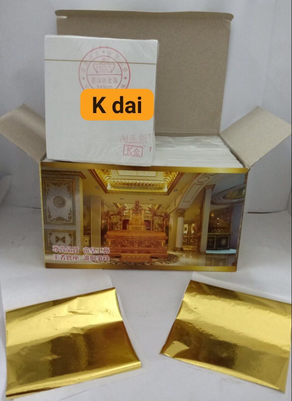 Hộp 2000 lá dát vàng Đế Vương