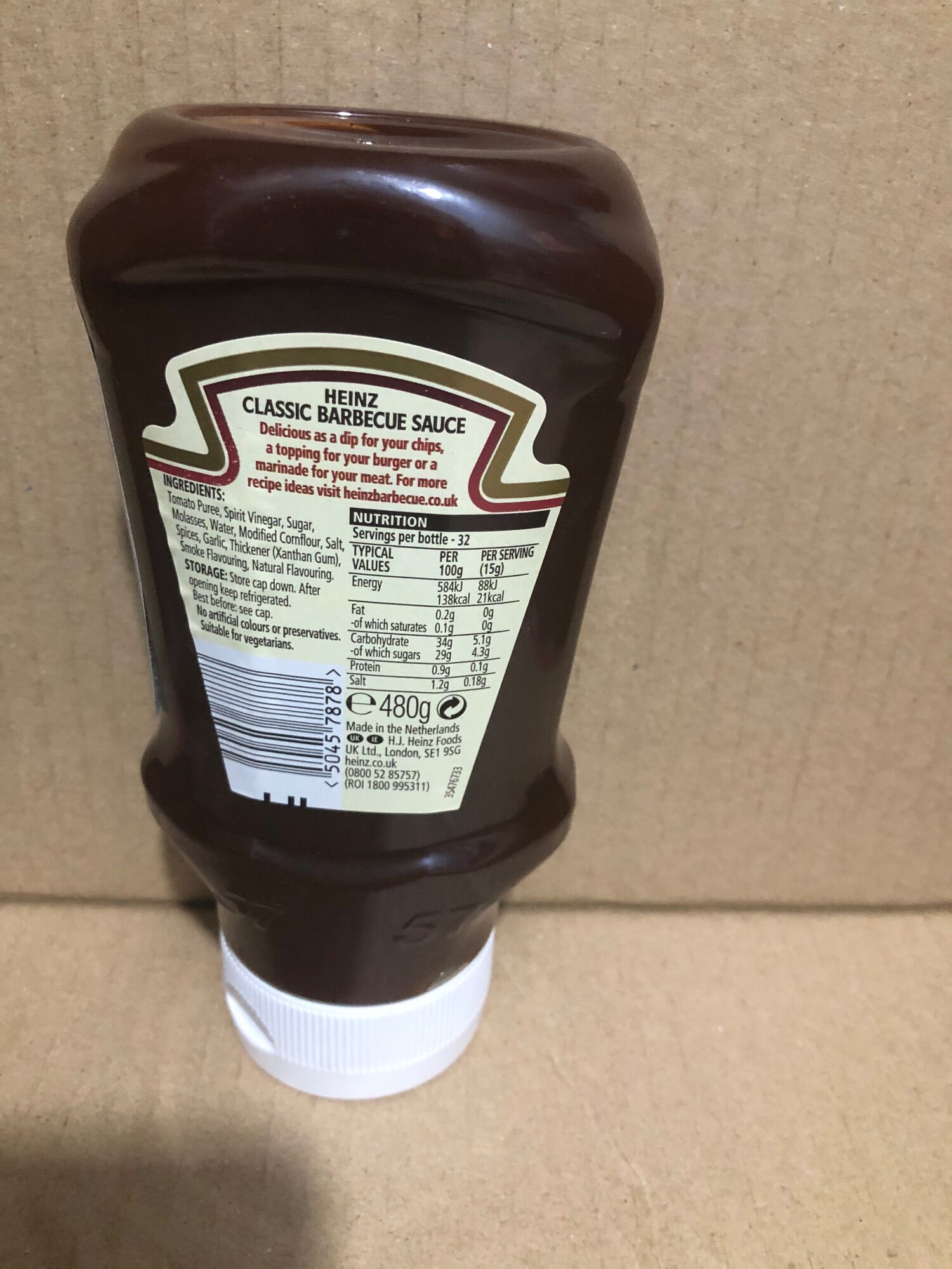 Sốt BBQ Heinz 480ml