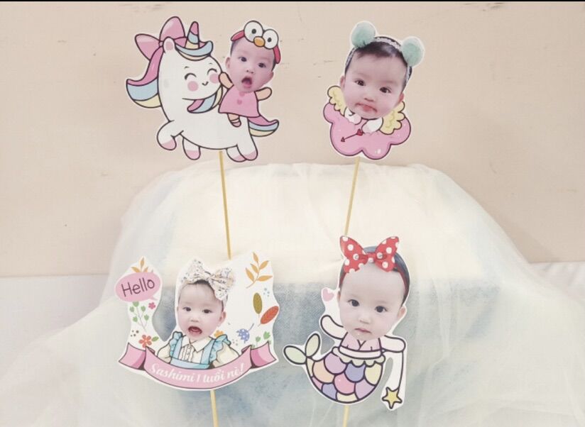 Chibi cắm bánh cho bé giá rẻ