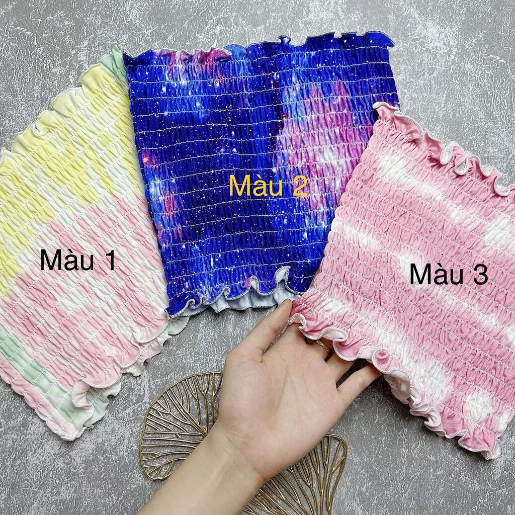 ÁO ỐNG NHÚN THUN LOANG MÀU