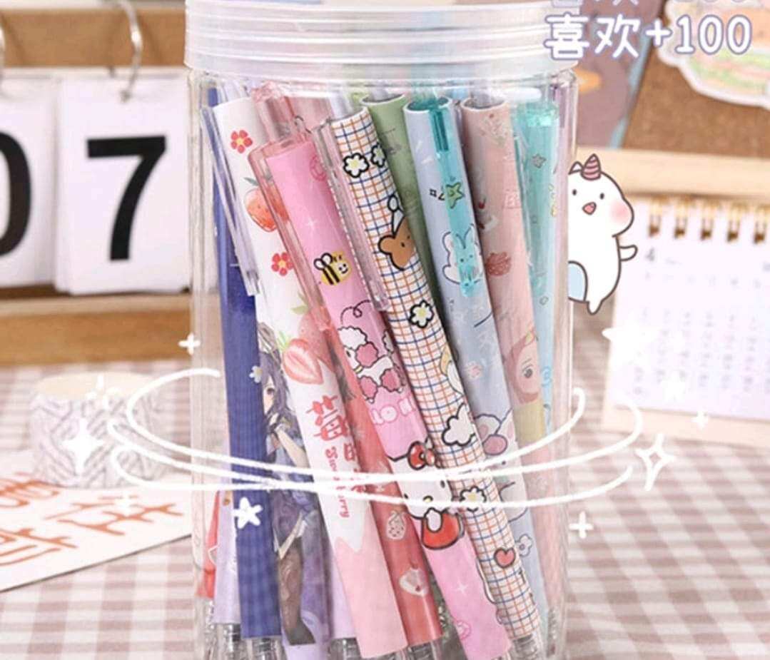 combo 20 bút bi màu đen